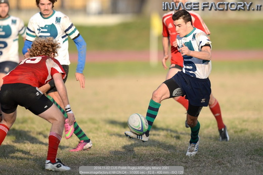 2014-11-02 CUS PoliMi Rugby-ASRugby Milano 2081